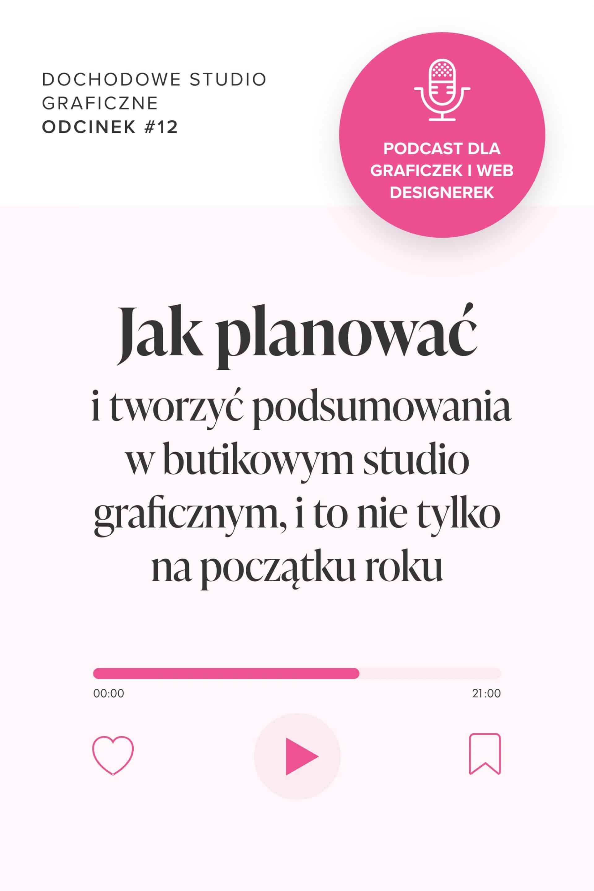 jak zarządzać czasem w studio graficznym - podcast Dochodowe Studio Graficzne #11