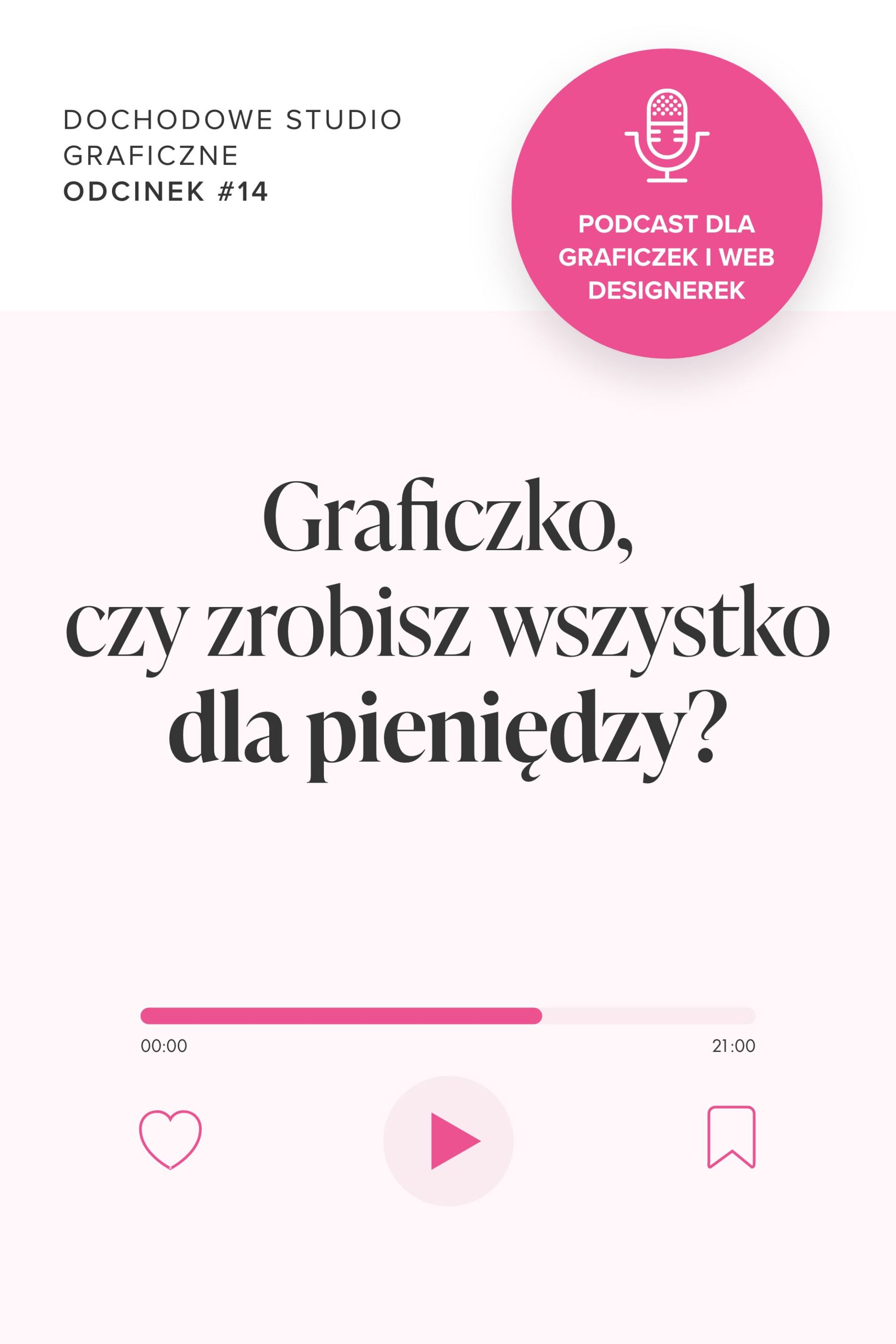 wartości biznesowe w pracy grafika podcast