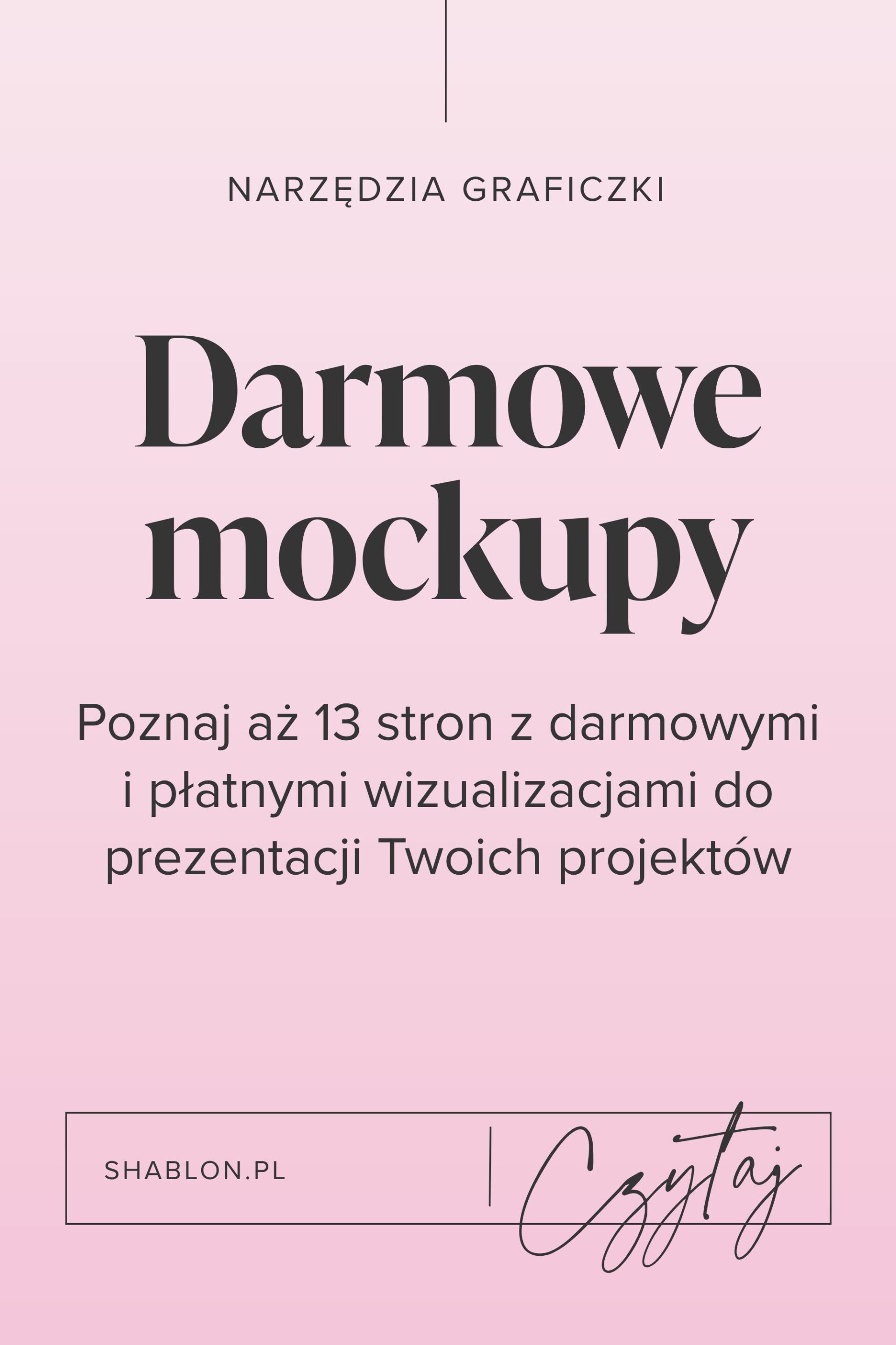 Darmowe mockupy: 13 źródeł z wizualizacjami dla grafika