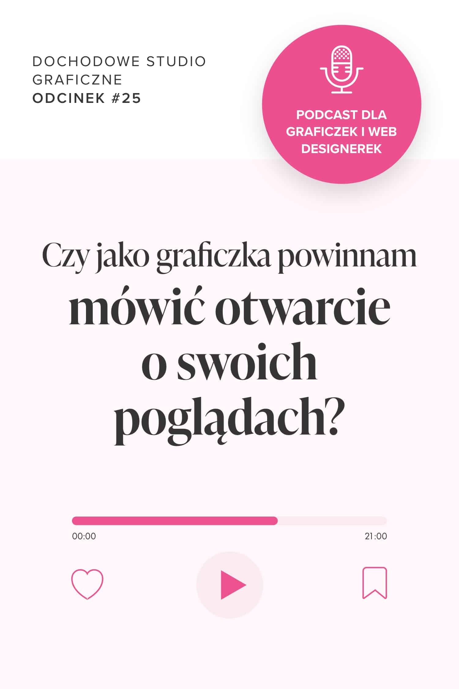 dochodowe studio graficzne - podcast 25 - Pinterest