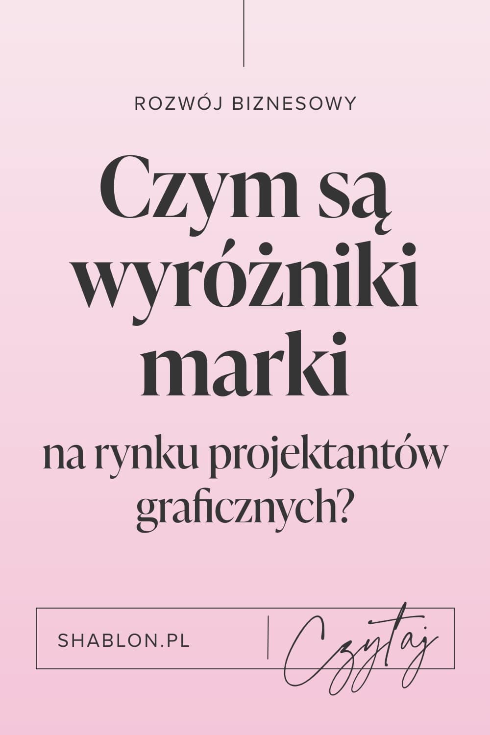 Wyróżniki marki projektanta graficznego